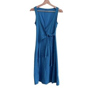 Patagonia Blue Athletic Sleeveless Wrap Dress Size XS